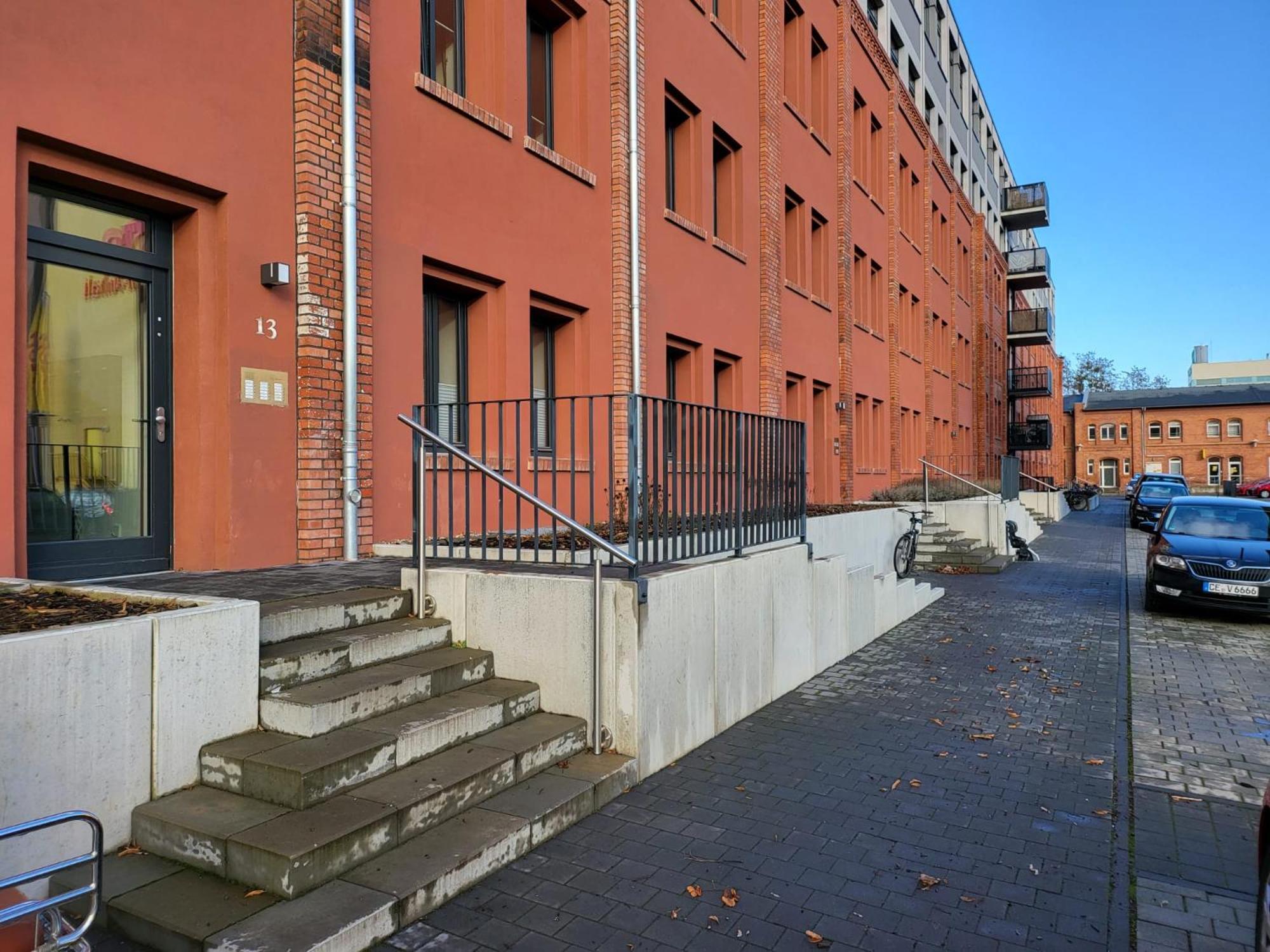 Trendige Stadtwohnung, Historisches Haus Mit Terrasse Und Garten ماغديبورغ المظهر الخارجي الصورة
